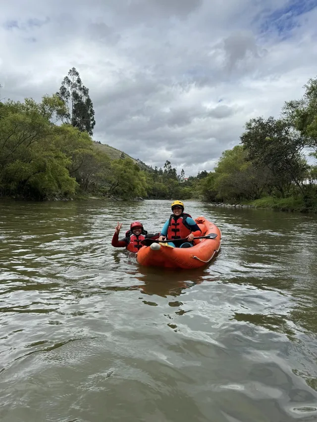 Kayak en el río Paute — foto 1
