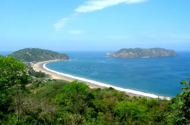 Comuna de Salango, en la Ruta del Spondylus cerca de Puerto López